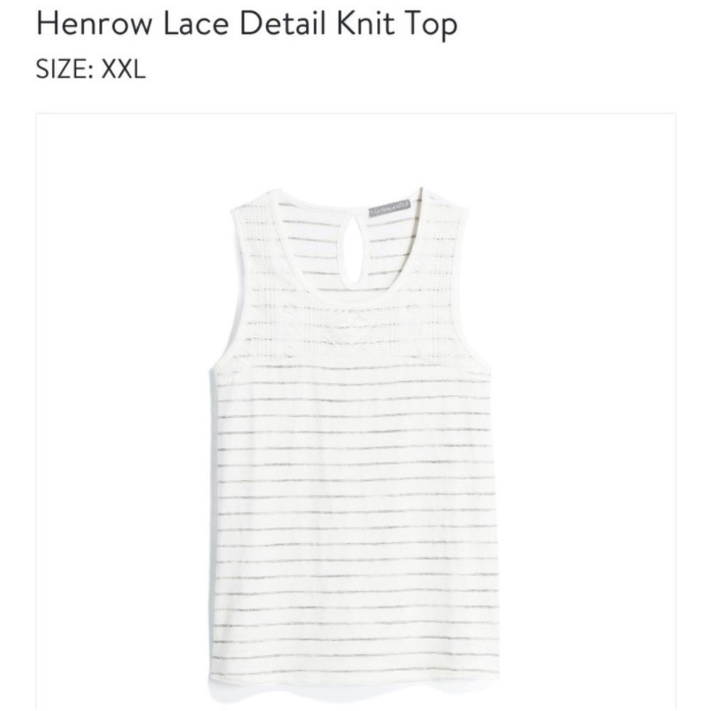 Stitch fix Knit top lace NwT Sz 1x